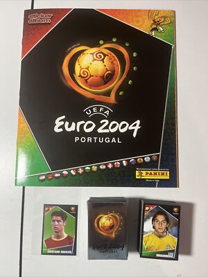 2004ユーロ ポルトガル パニーニ アルバム コンプリート ロナルド 初ユーロ EURO 2004 Panini Complete Loose Set & Empty Album | eBay