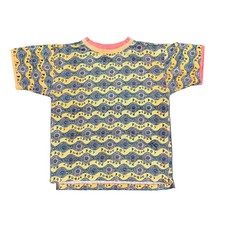 Vintage 90s Bugle Boy Surf Skate Hip Hop Single Stitch Graphic Shirt USA S 