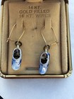 Charming Vintage Delft Brooch and Earring Set — photo 7