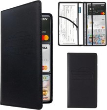 Car Registration and Insurance Holder Registration and Insurance Card black