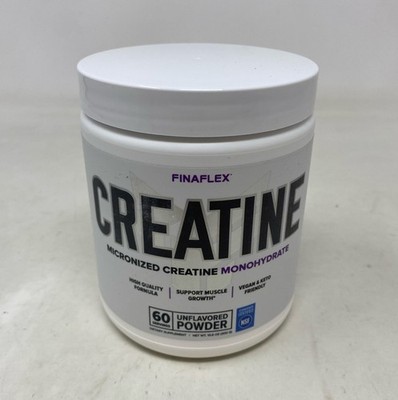 FINAFLEX Pure Creatine Monohydrate - Unflavored 300g 10.6 oz, 60 Servings