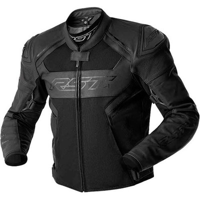RST Moto S1 D3O Mesh Leather Jacket - Black - Medium 103606BLK-42
