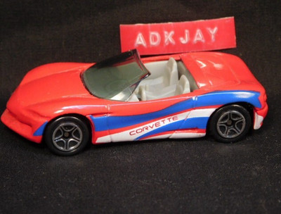 MatchBox ~ Corvette Sting Ray III ~ Red Convertible w/ Black Base ~ 1/58 Scale