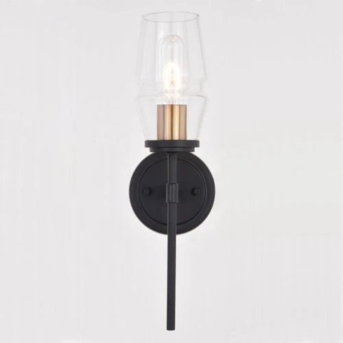 Vaxcel Lighting W0391 Warren 16" Tall Bathroom Sconce - Black - Picture 8 of 8