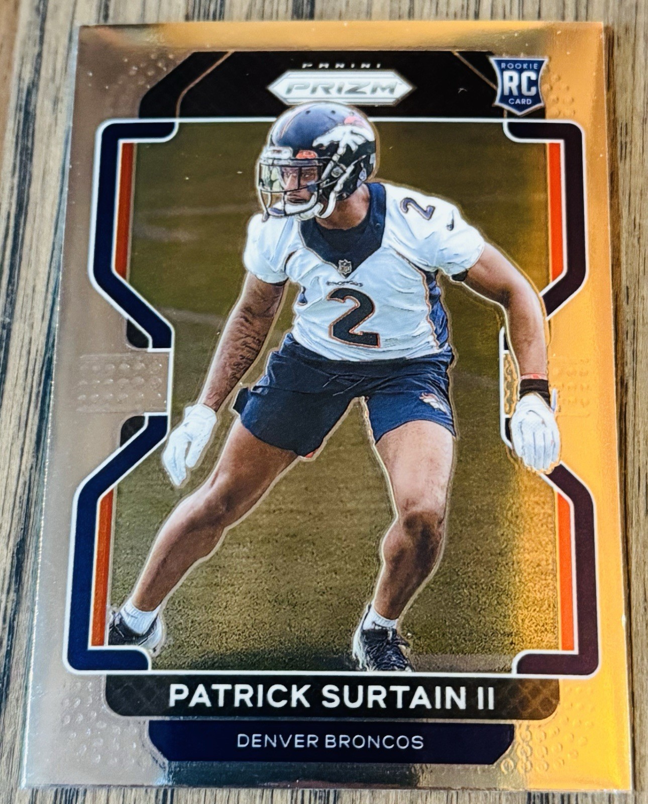 2021 Panini Prizm Patrick Surtain II Rookie Card RC #374 Broncos
