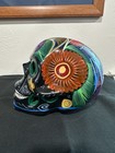 Hand Painted Folk Art Ceramic Sugar Skull Mexico Day of Dead Dia de Los Muertos — photo 3