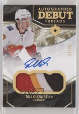 2018 Ultimate Collection Debut Threads 50/99 Dillon Dube #DTA-DD Patch Auto b0v