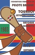 Affiche Poster Landes Béarn Pays Basque Aquitaine Pyrénées Pelote
