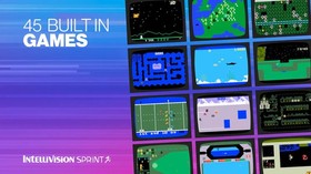 2025 New Intellivision Sprint HDMI Console 45 Built-in Classic Games New Sealed