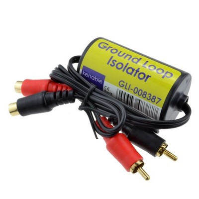 Phono RCA Ground Loop Isolator Weiblich Zu Männlich Erdung Für Audio 0,6m