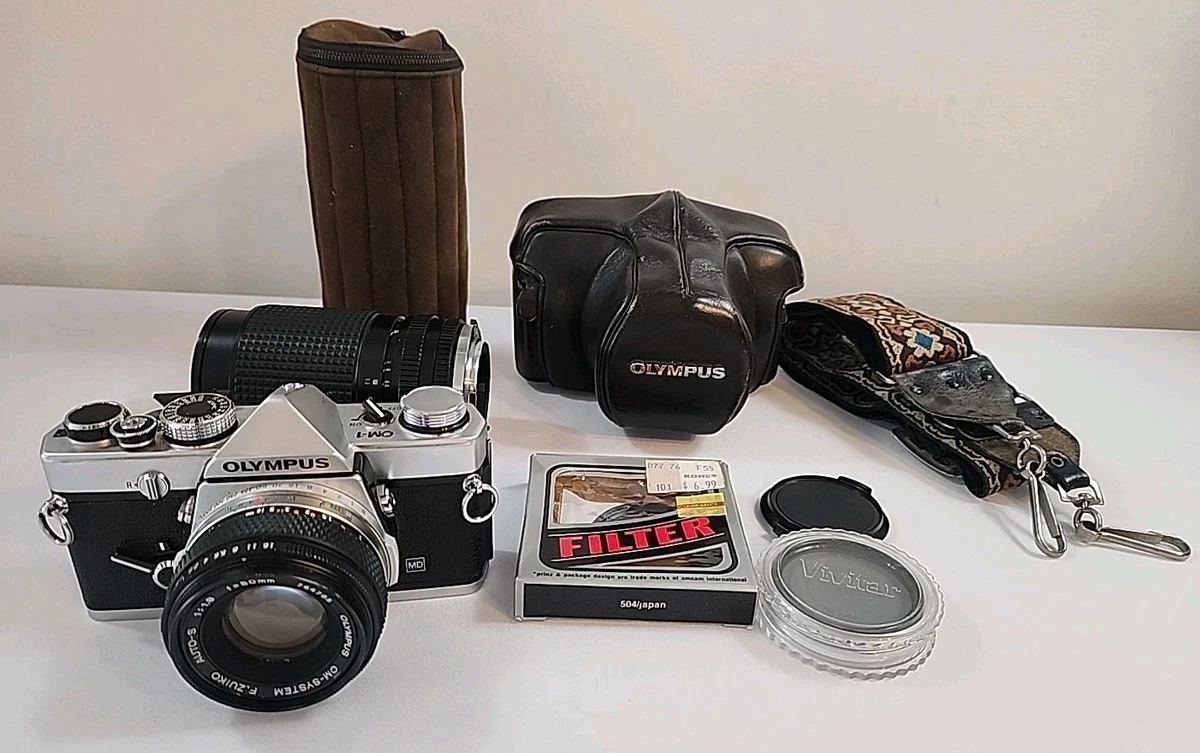 フィルムカメラ OLYMPUS OM-1 G.ZUIKO AUTO-W 1:2.8 f=35mm Olympus OM-1 & Zuiko 35mm f/2.8 - Film Camera