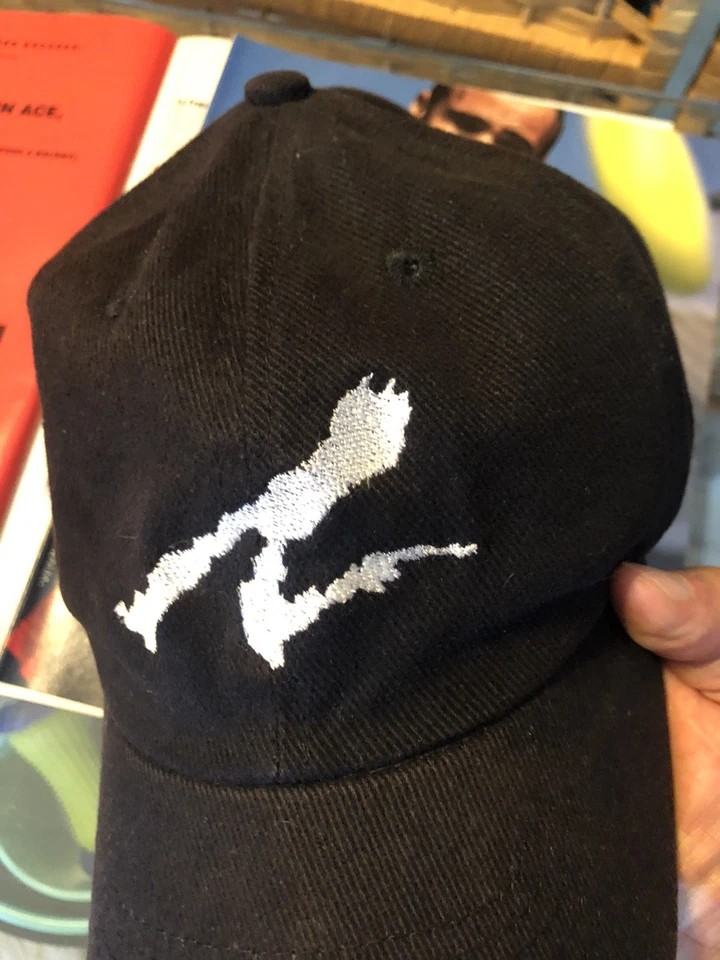 Vintage Nike Andre Agassi Cap Challenge Court Tennis Hat Black 90s RARE - Image 2 of 4