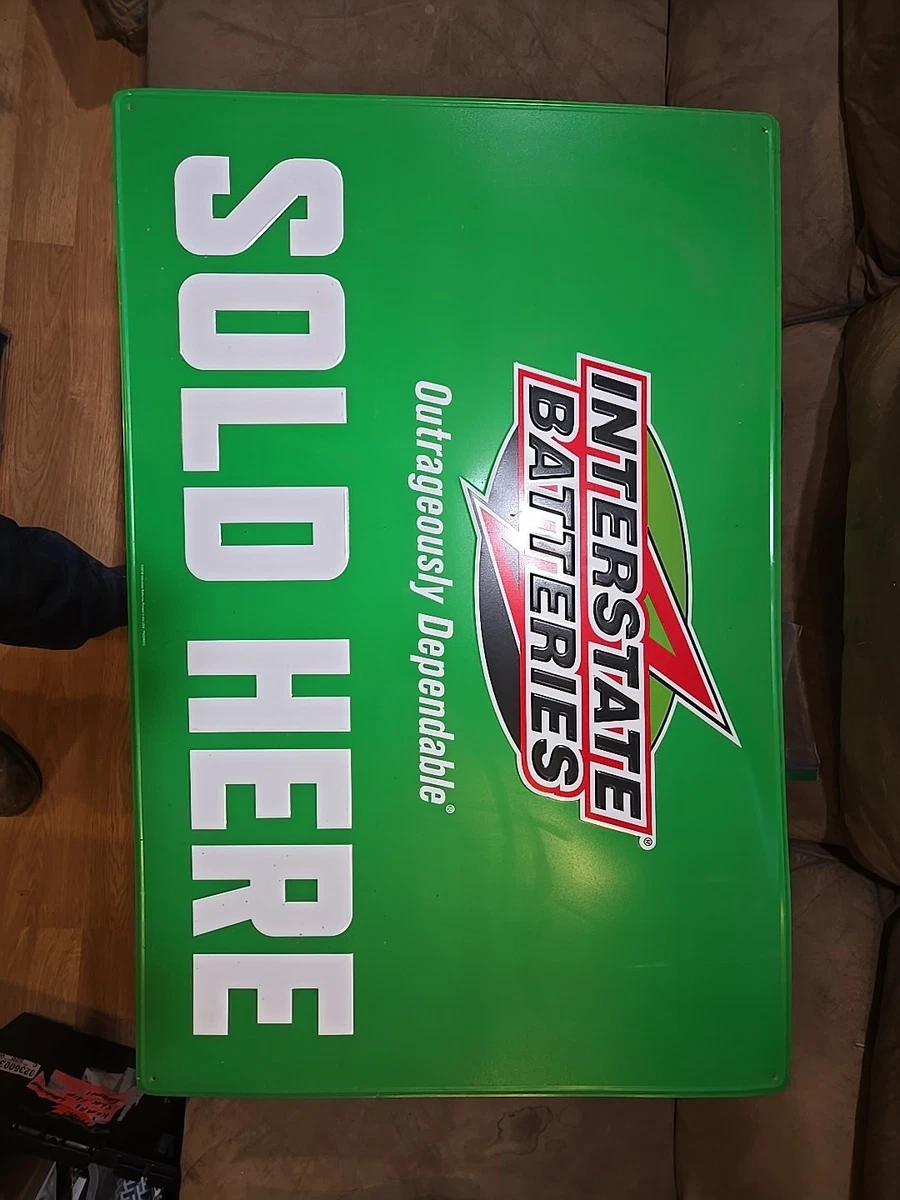 INTERSTATE BATTERIES 看板 サインボード アメリカン雑貨 Interstate Battery Sign for sale | eBay