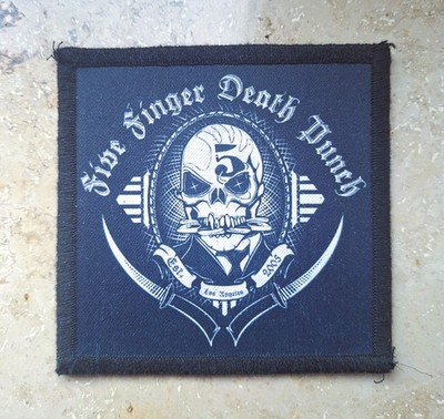PATCH / AUFNÄHER - FIVE FINGER DEATH PUNCH - EST. 2005 - NU METAL / GROOVE METAL