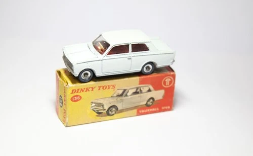 Dinky 136 Vauxhall Viva In Original Box - Vintage Original 1960s Model