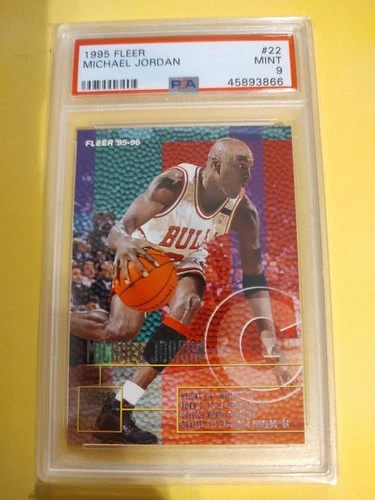 1995 Fleer Jordan PSA 9