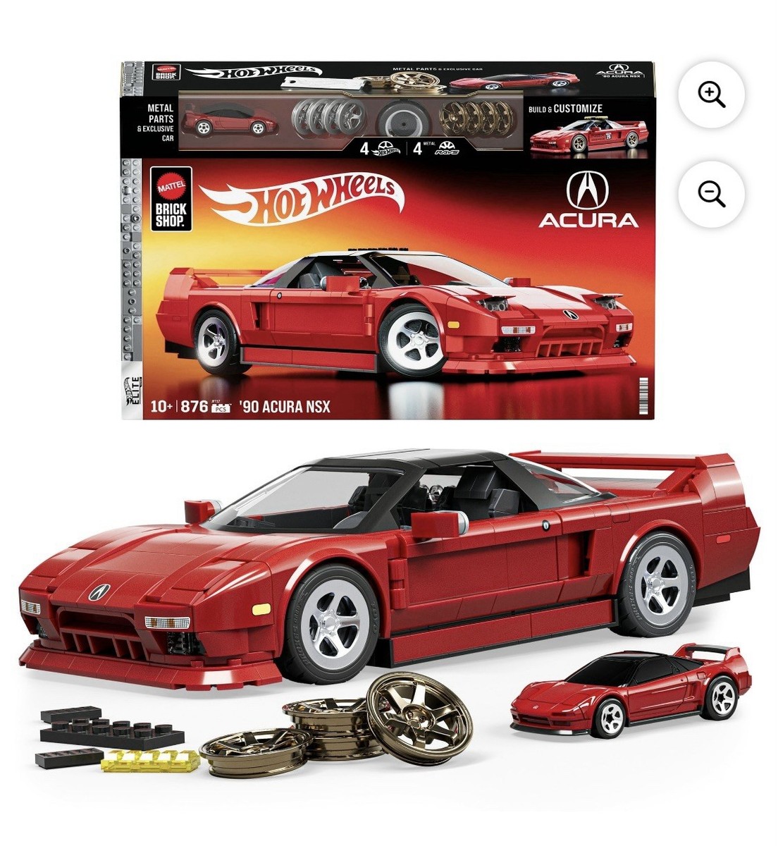 Hot Wheels ミニカー 約90台 セット 🚗 Mattel Brick Shop Hot Wheels Elite Series '90 Acura NSX JFT17