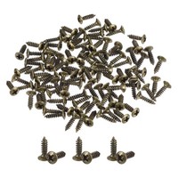 100Stk 3Mm Elektrische Gitarre Bass Schlagbrett Schrauben FüR St Tl,Bronze