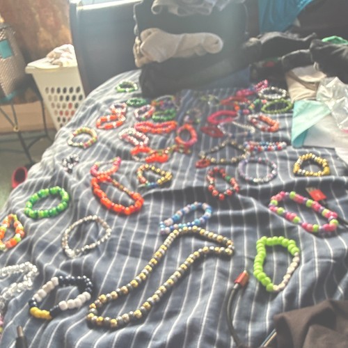 Multicolor Beaded Jewelry Mixed Lot Necklaces & Bracelets Mixed Materials/Metals