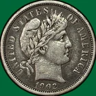 1902-O Barber Dime Extremely Fine XF Coin #38550