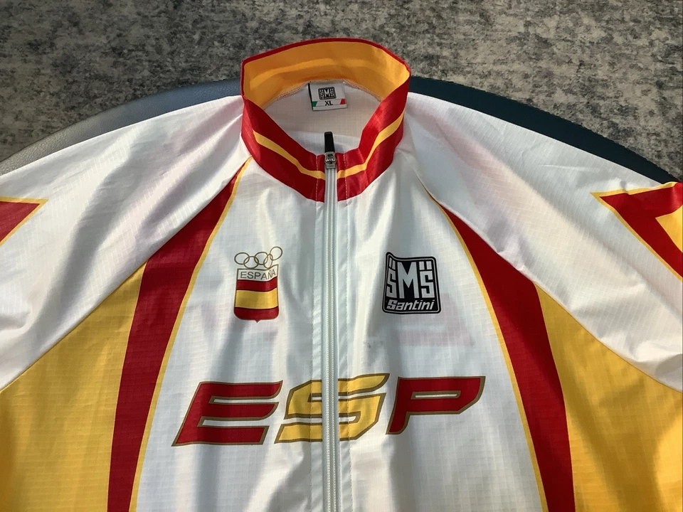 SMS Santini Espana Cycling Spain National Team Olympic Italy Mens X Large-EUC! - Image 2 of 4