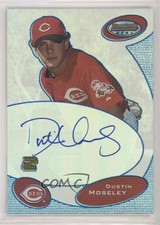 2003 Bowman's Best Blue Dustin Moseley #BB-DAM Auto 0l1
