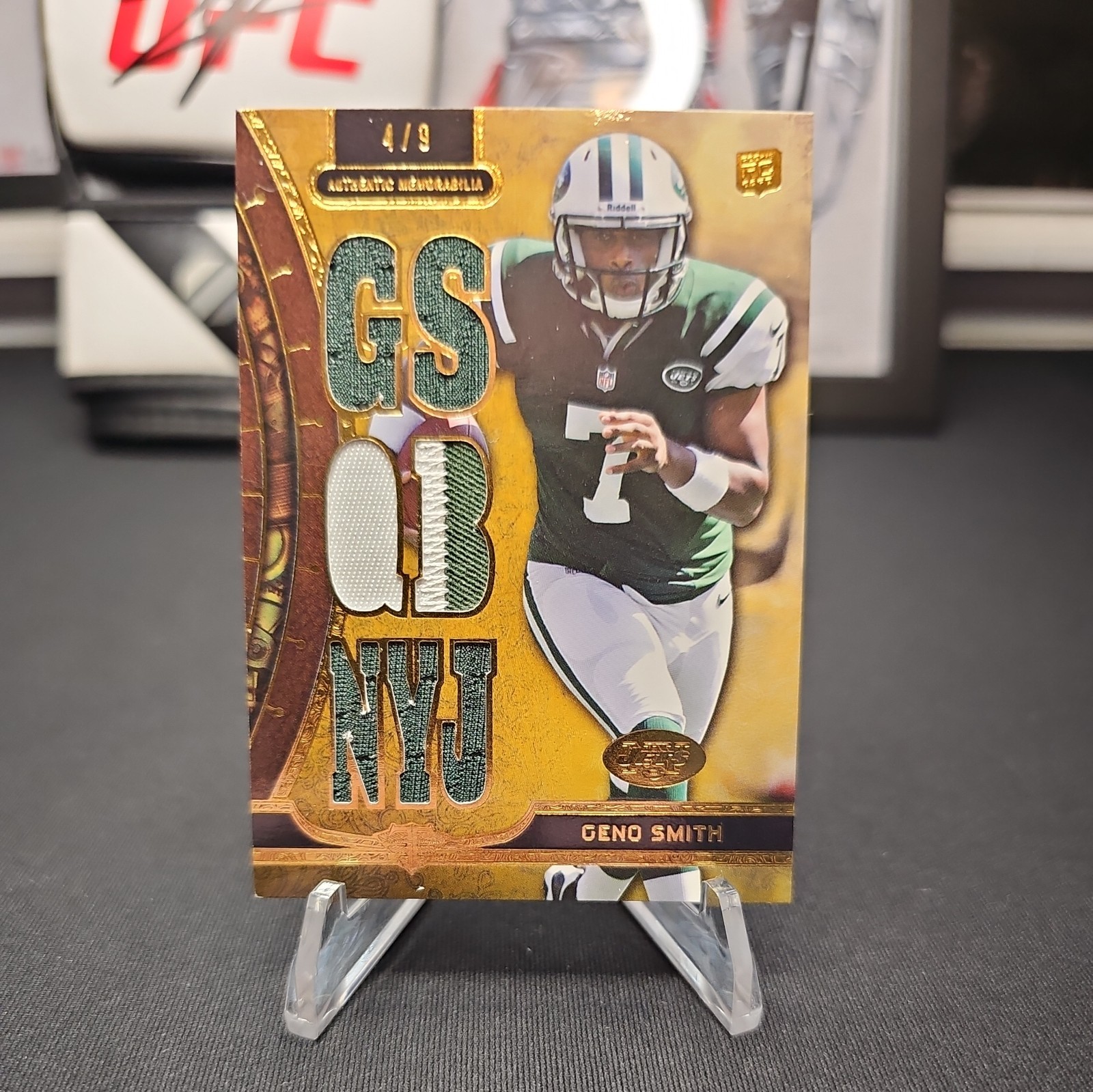 Geno Smith Topps Triple Threads Rookie Jumbo Relics #GS Onyx Patch 1/1