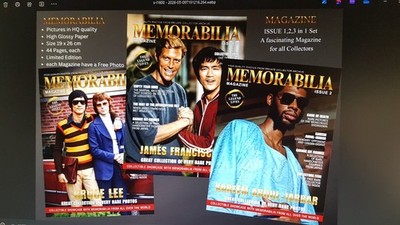 BRUCE LEE MEMORABILIA MAGAZINES ISSUE 1/2/3/ AND EVENT  2026 MAGAZINE