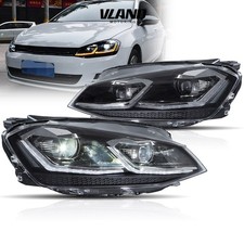 Pair Vland For 2015-2017 Golf 7 Mk7gti Led Headlights With Sequential Turn Pair Vland For 2015-2017 Golf 7 Mk7gti Led Headlights With Sequential Turn