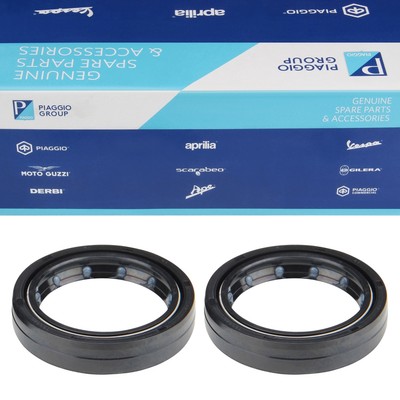 2x Gabelsimmerring Gabel Simmering Original für Aprilia SX RX 125 Derbi Senda SM