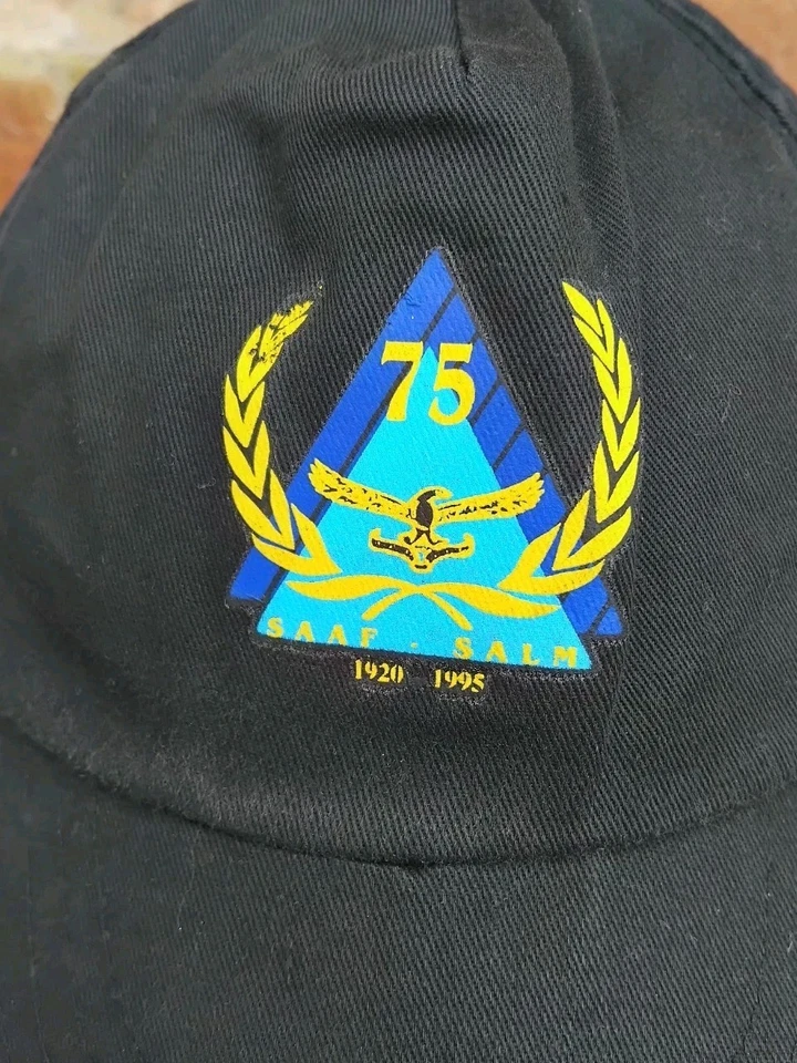 SAAF SOUTH AFRICAN AIR FORCE 75 Year Anniversary cap. scarce - Image 2 of 4