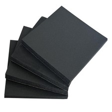 4 Pieces Adhesive Foam Padding 1/2 in Thick X 4 in X 4 in, Anti Vibration Pad...