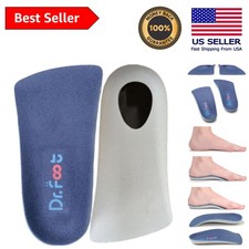Dr. Foot's 3/4 Length Arch Support Insoles - Comfort for Flat Feet  Pain Relief