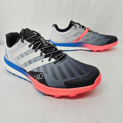 Adidas Terrex Speed Ultra Trail Running Shoes GZ8920 Grey Blue Red Men Size 10.5