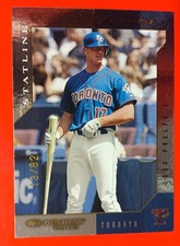 JOSH PHELPS 2003 Donruss Team Heroes Statline #d 13 / 82 TORONTO BLUE JAYS