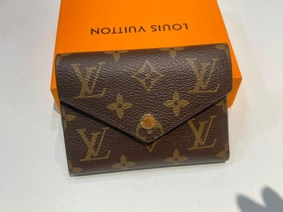 Louis Vuitton Monogram Portefeuille Victorine Trifold Wallet Brown W/Box