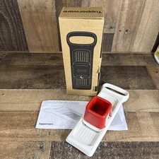 Tupperware Speedy Mando Grater – Red & White – NEW In Box