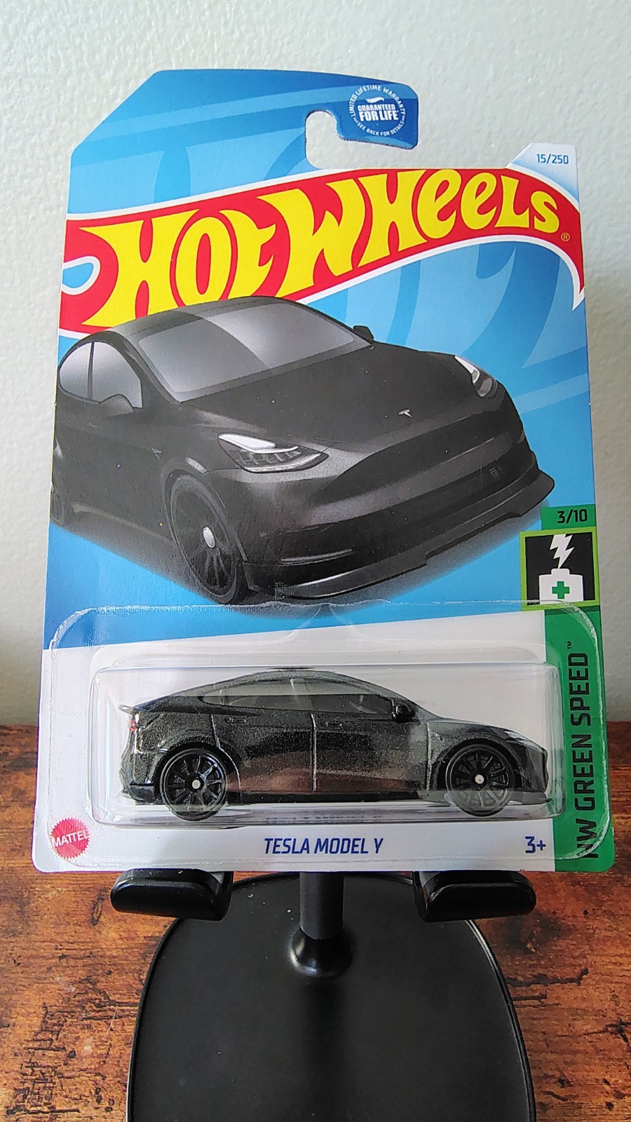 Hot Wheels 2024 Mainline Case F "Tesla Model Y" HW Green Speed 3/10