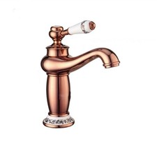 Space-SavingPiece Tap  Curved Spout, European-Style, Single-Handle Faucet, for
