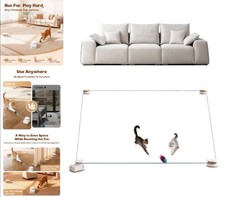 Interactive Cat Toy - Automatic Moving Treadmill for Indoor Cats  Kittens, Enri