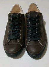 Converse All Star Lowtop Leather Uppers Brown  Unisex Mens Sz 9.5 Womens 11.5