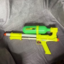 1989 Vintage Larami Super Soaker 50 Water Gun Yellow Green WORKS 9929-0