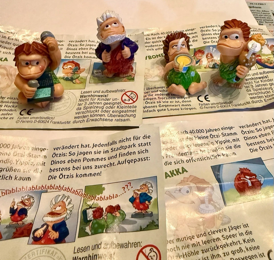 Ü-Ei  Die Ötzis kommen 7 Figuren  BPZ - Deutschland 2003 - Bild 1 von 4