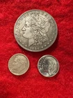 1884 S silver Monganb1959 &1950D dimes