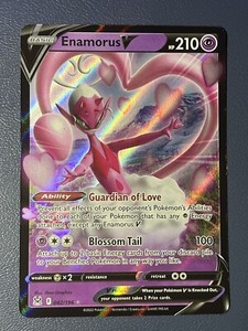 Pokémon TCG Enamorus V Sword & Shield - Lost Origin 082/196 Holo Ultra Rare NM+