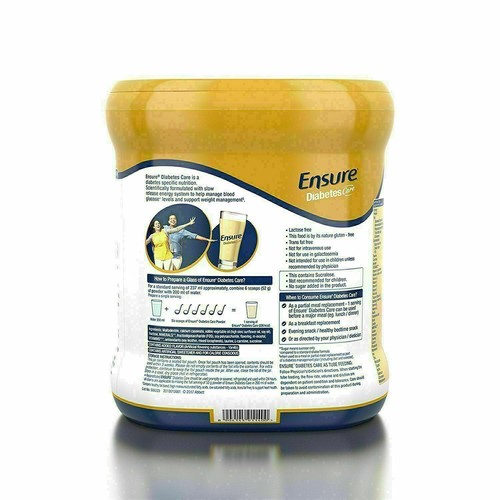 Polvo de vainilla Abbott Glucerna Ensure 3 x 375 g para diabéticos - Imagen 4 de 4