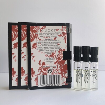 3 x Gucci Bloom Eau de Parfum EDP Spray Sample Vial 1.5ml each | eBay