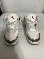 Jordan 3 White Cement Reimagined Youth Size 3Y DM0966-100 No Box No Insole