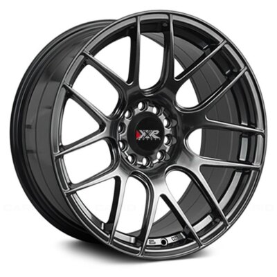 15x8.25 +0 XXR 530 4x100,4x114.3 Chromium Black Wheels (Set of 4)