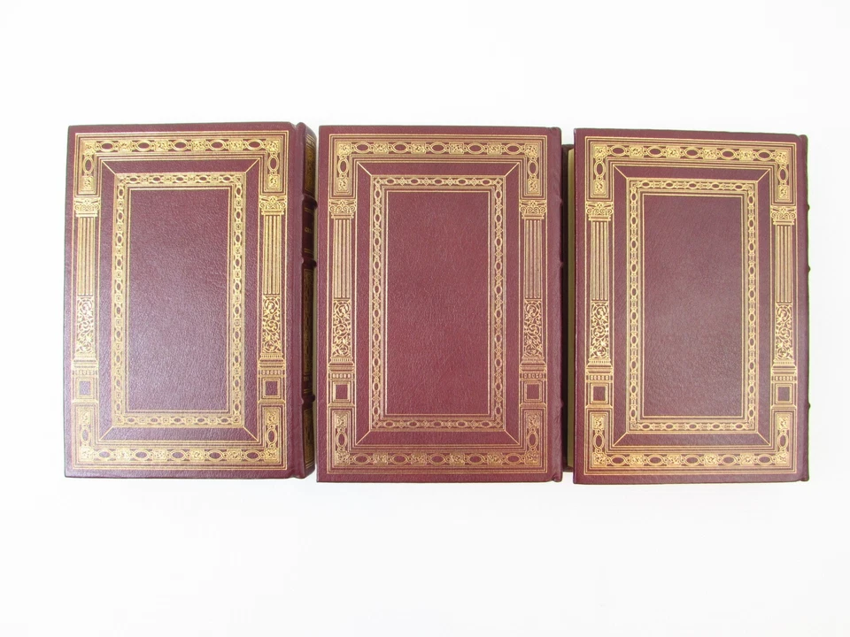 The Great Ideas 3-Vol Set J Mortimer Adler Franklin Library 1985 Leather Ltd Ed - Image 3 of 4